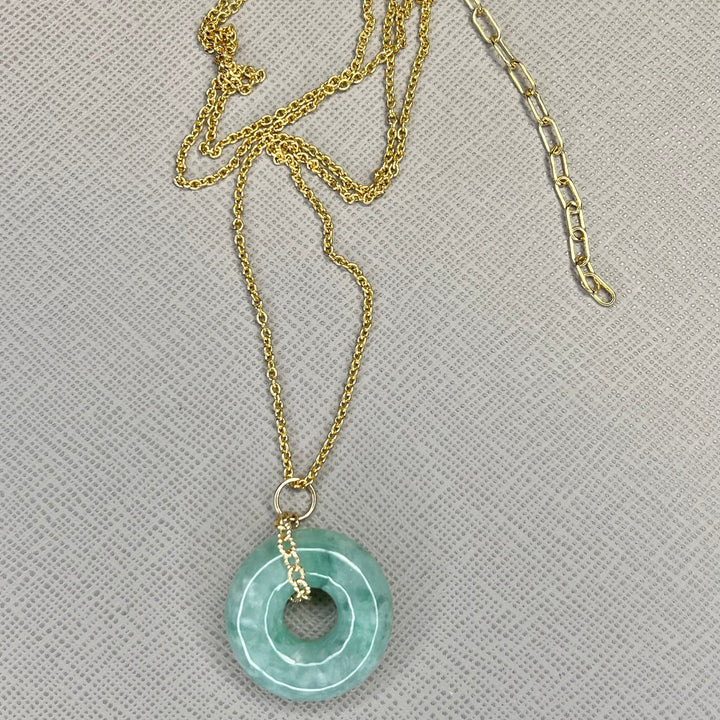 Jadeite Donut Pendant