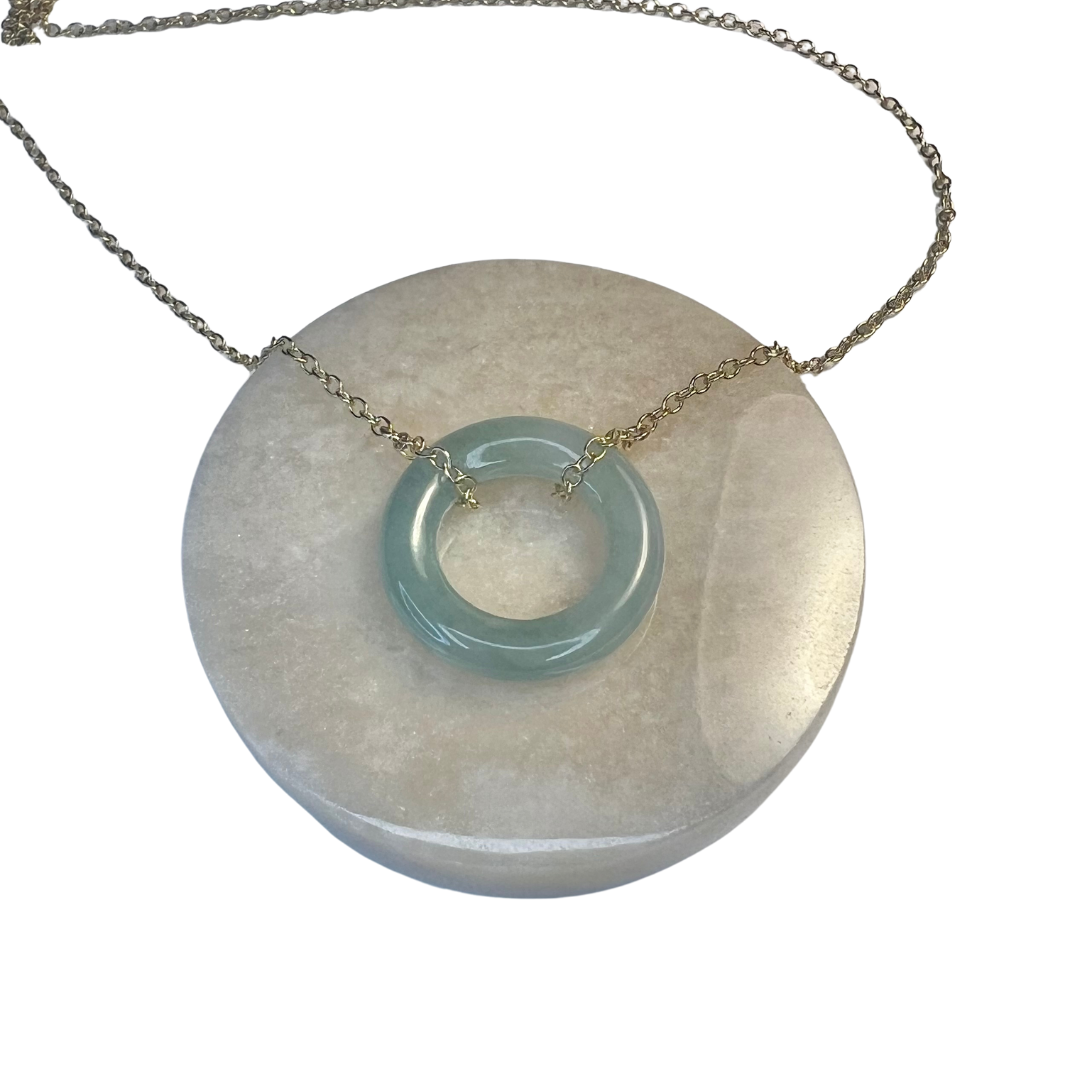 Jade 2025 circle necklace