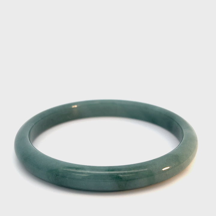 Blue Water Jade Bangle