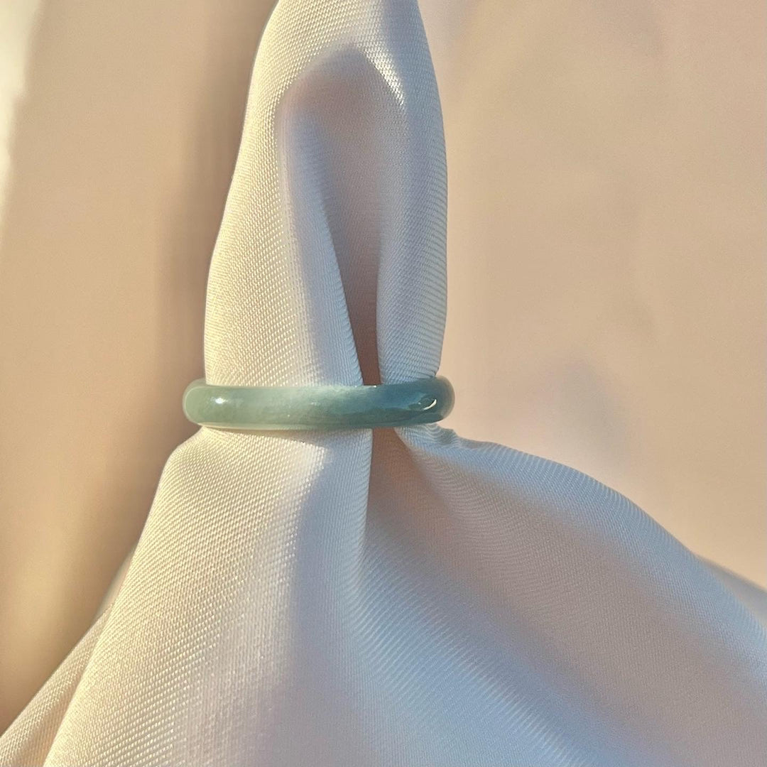 Sea Mist Jade Ring