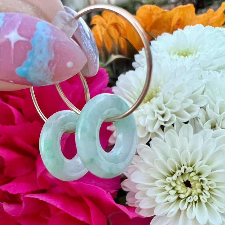 Jadeite Hoops