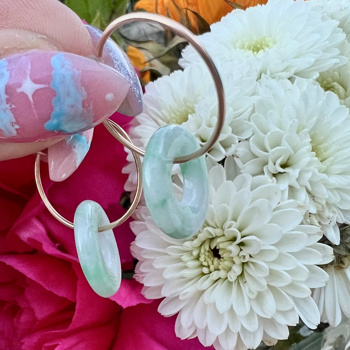 Jadeite Hoops