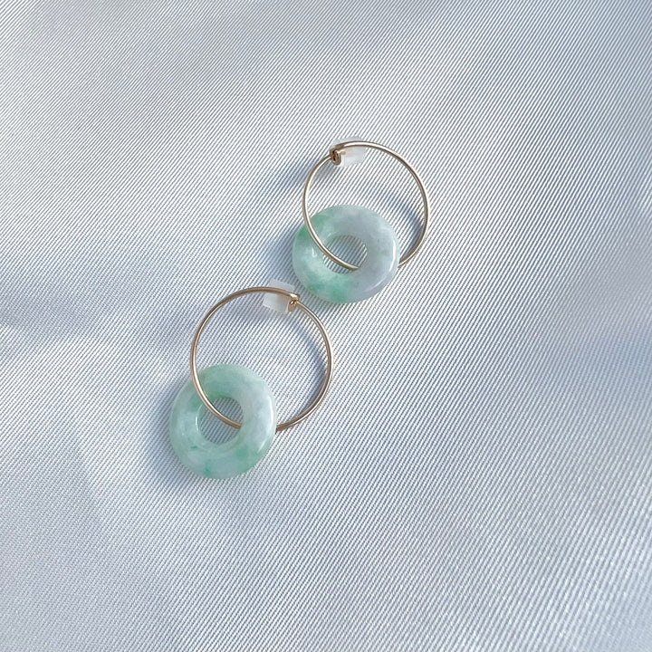 Jadeite Hoops