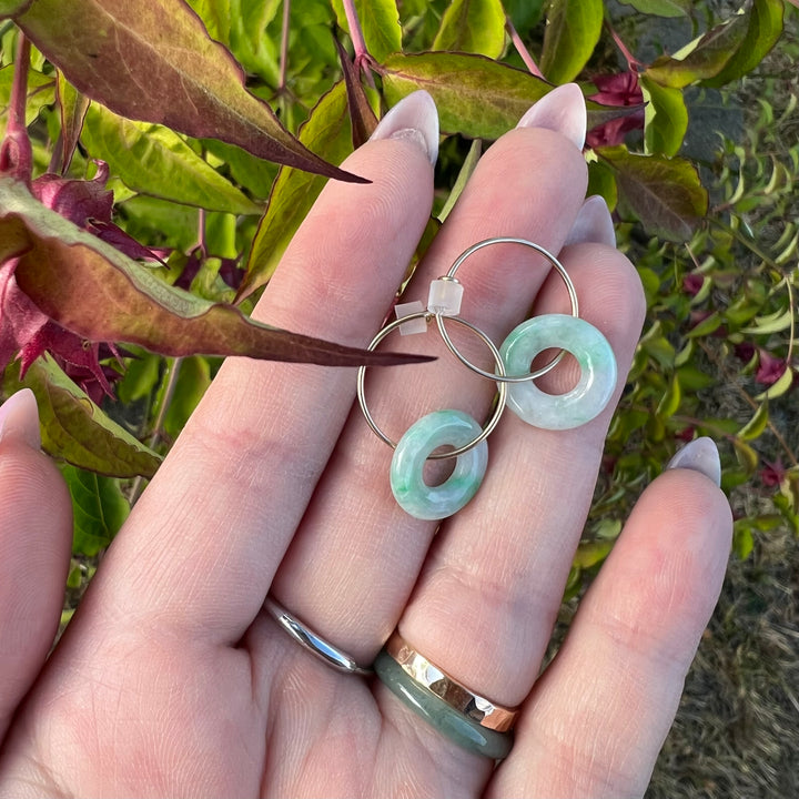 Jadeite Hoops