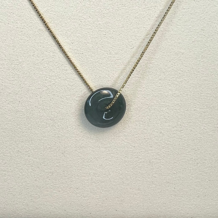 Dark Jade Adjustable Necklace