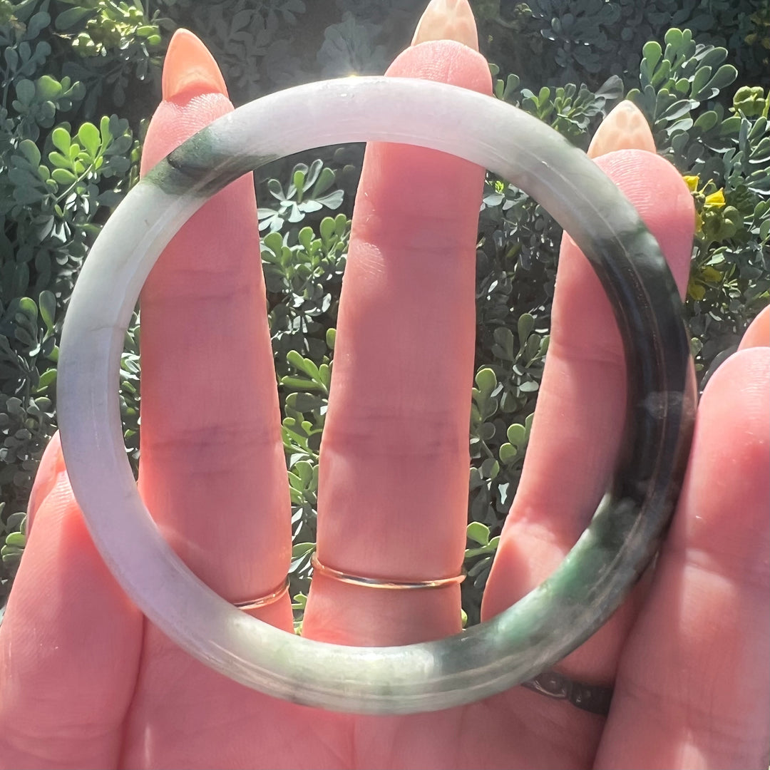 Variegated Jade Bangle