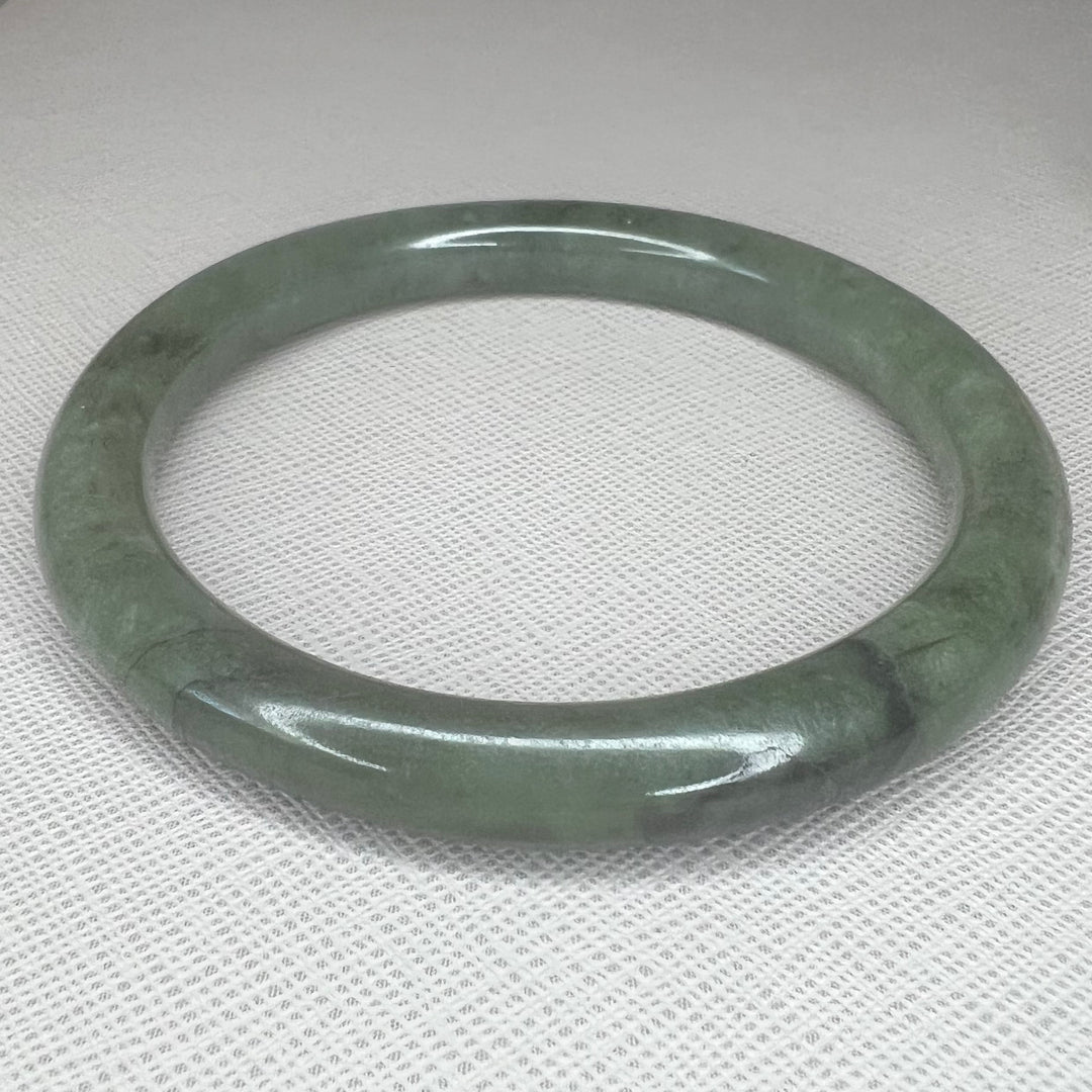 Forest Green Jade Bangle
