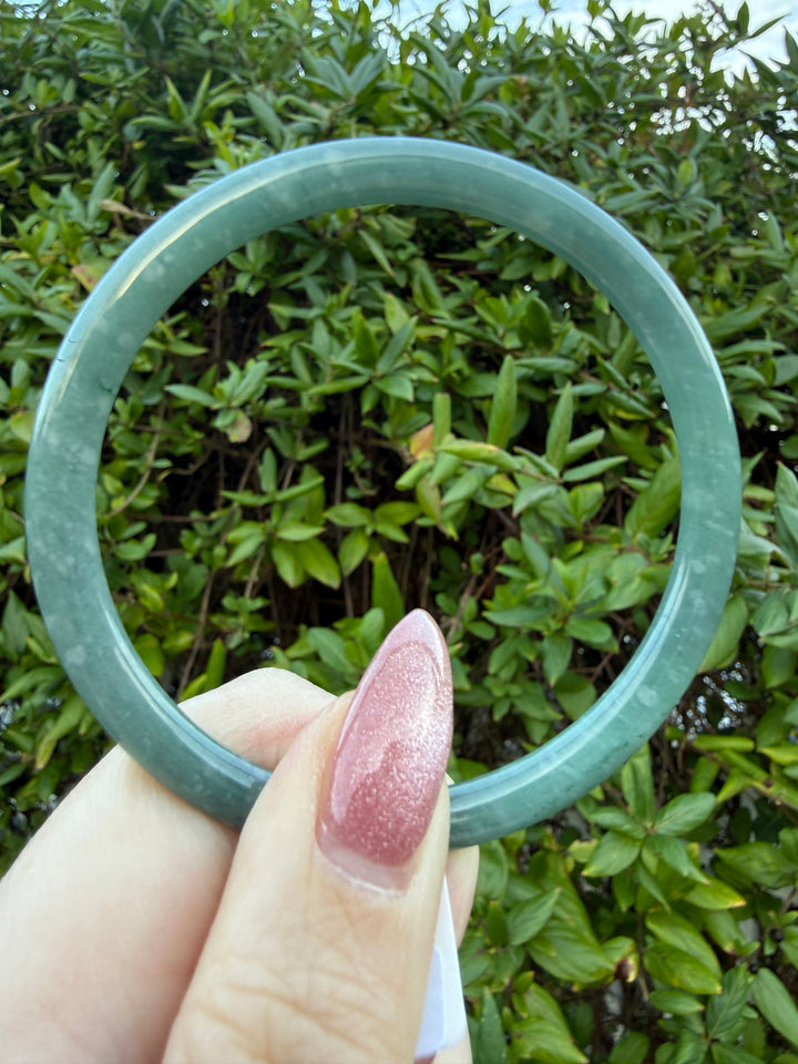 Blue Water Jade Bangle