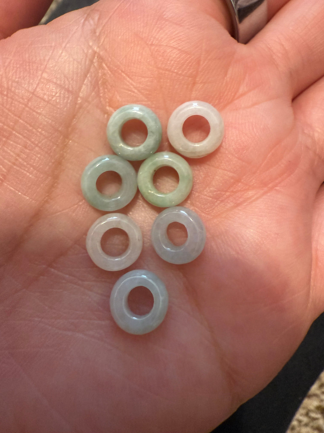 Mini Burmese Jade Donuts