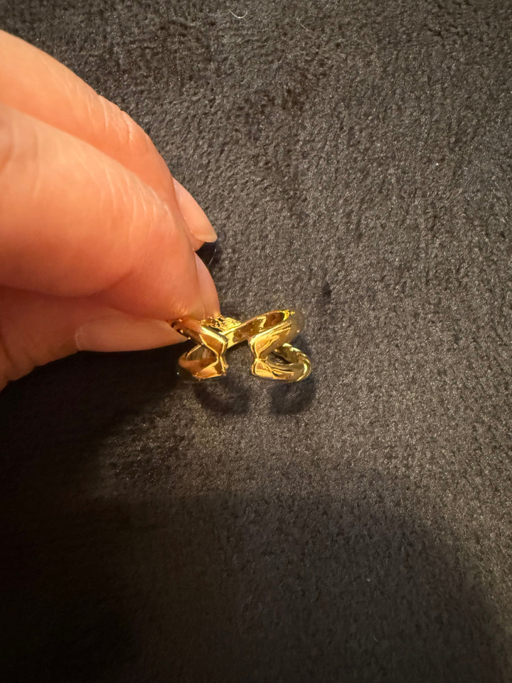 Adjustable Gold Plated Ring