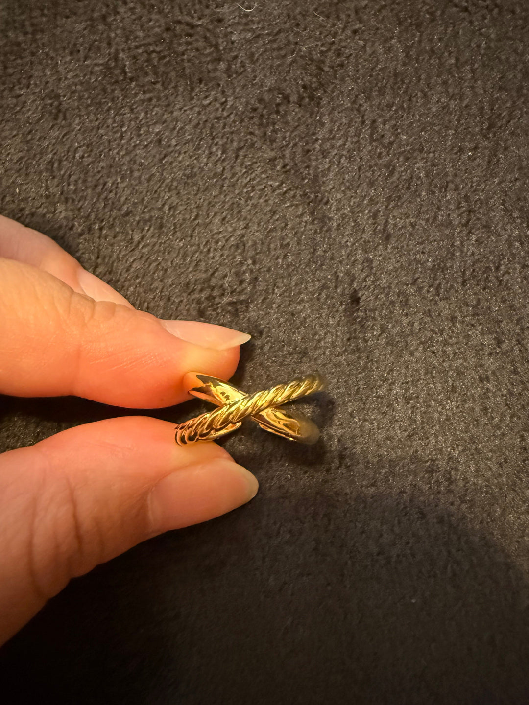 Adjustable Gold Plated Ring