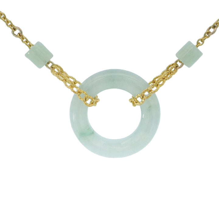 Linked Jade Necklace