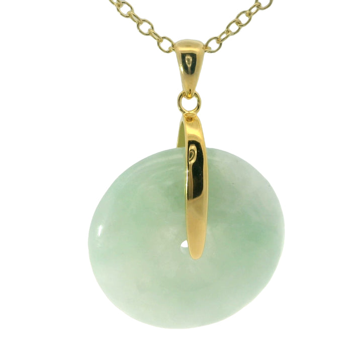 Light Green Gold Vermeil Pendant