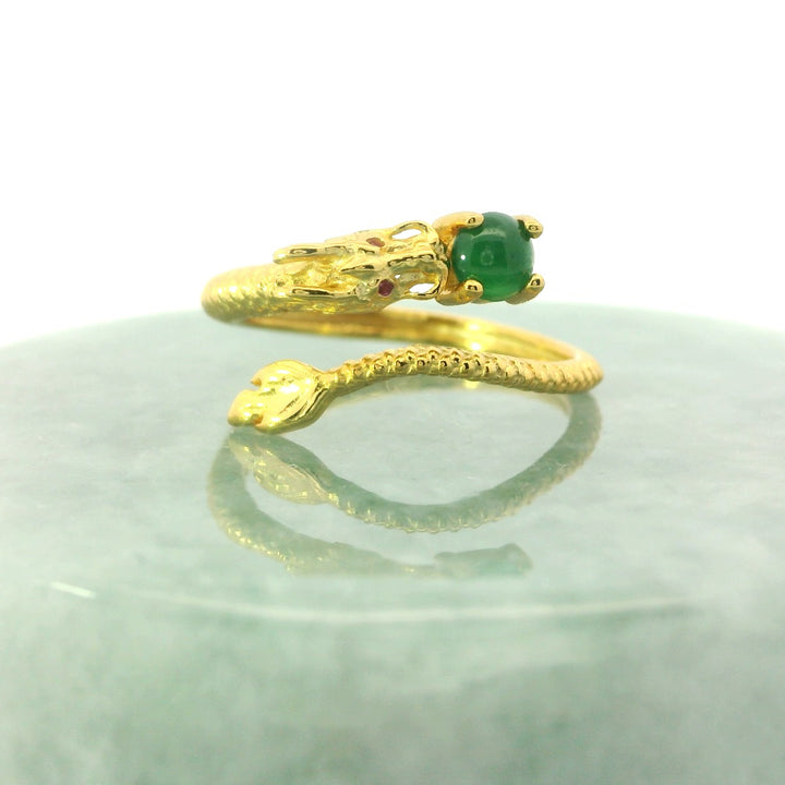 Gold Vermeil Dragon Ring