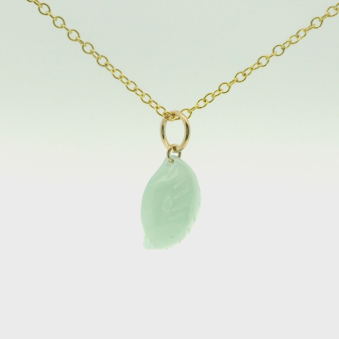 Mini Dumpling Jade Pendant