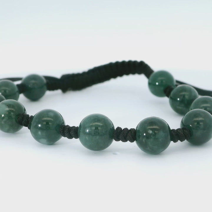 Guatemalan Jade Corded Bracelet