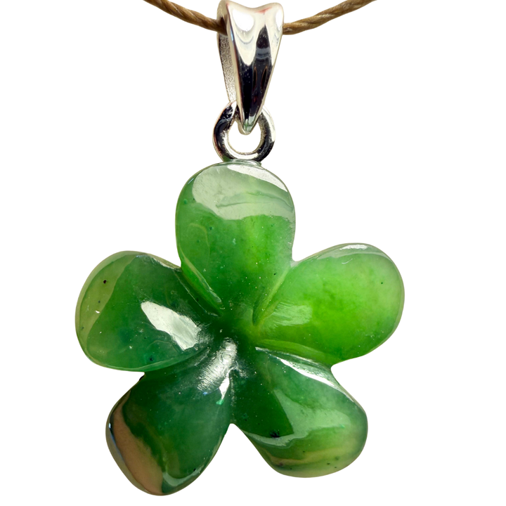 Plumeria Nephrite Jade