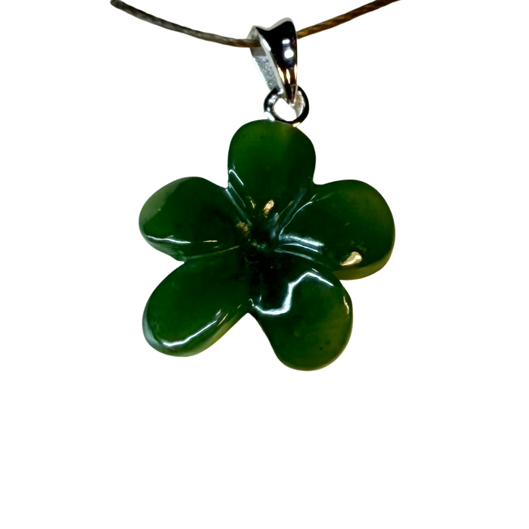 Plumeria Nephrite Jade