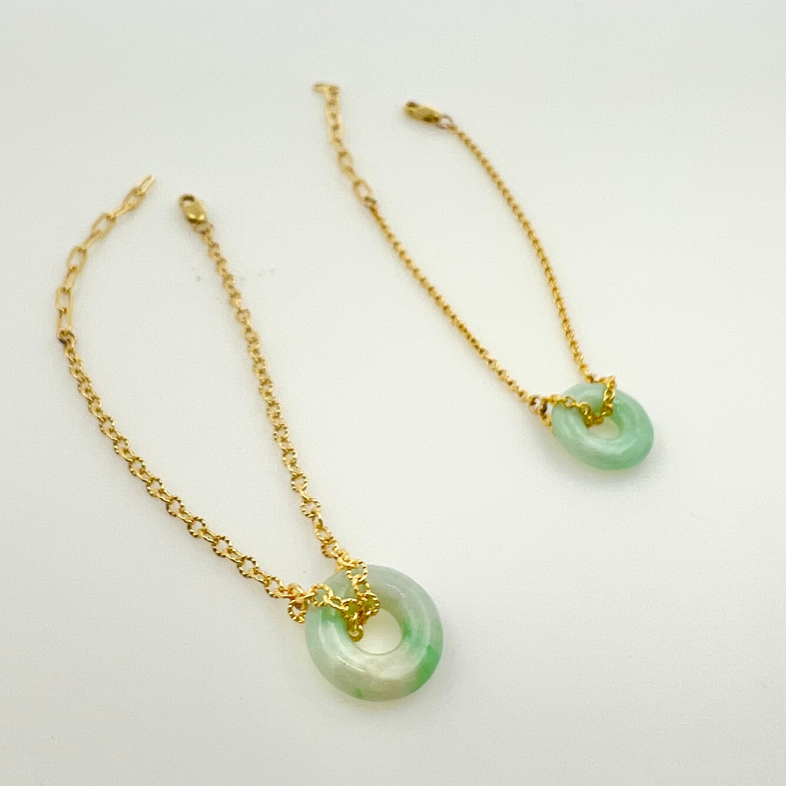 Jade Donut Bracelet