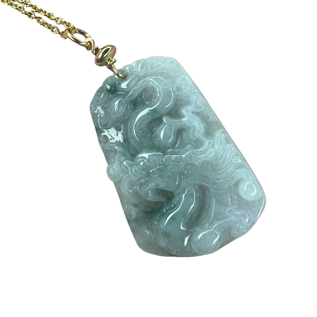 Dragon jade pendant
